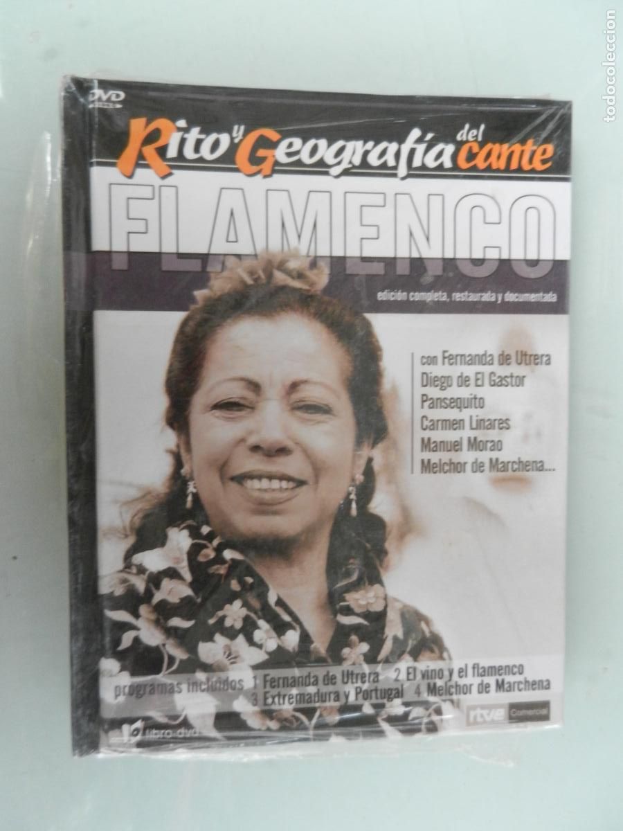 CDs de M&uacute;sica: RITO GEOGRAFICO FLAMENCO VOL VI- FERNANDA DE UTRERA - DIEGO DE EL GASTOR PANSEQUITO - DVD-LIBRO PREC