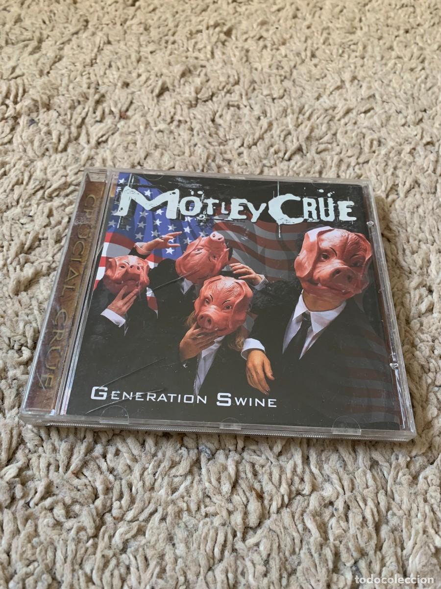 CDs de M&uacute;sica: CD. MOTLEY CRUE. GENERATION SWINE. LIBRILLO. BUEN ESTADO. PEDIDO MINIMO 10 EUROS.