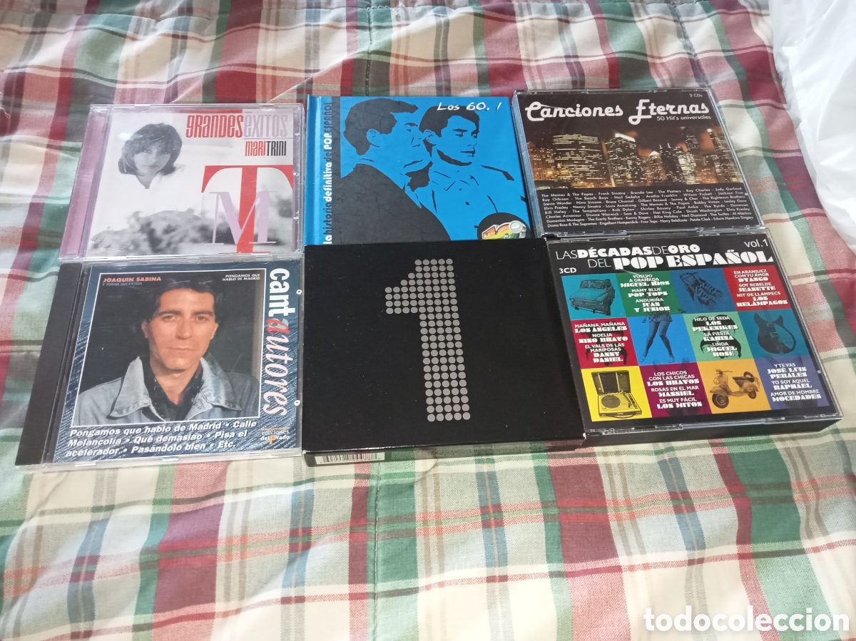 CDs de M&uacute;sica: Lote de CDs de pop y rock 2 dobles y un triple