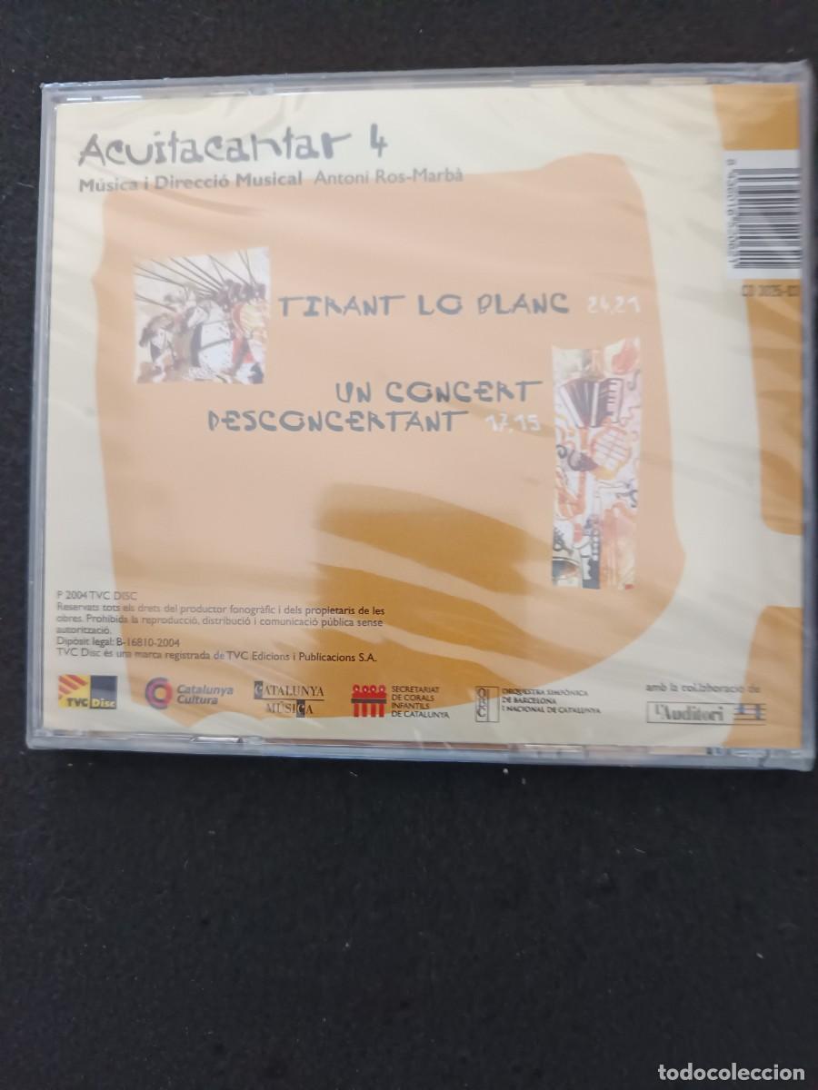 CDs de M&uacute;sica: ACUITACANTAR 4. TIRANT LO BLANC. UN CONCERT DESCONCERTANT. DIR.: ANTONI ROS-MARB&Aacute;.