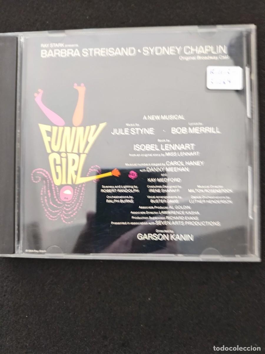 CDs de M&uacute;sica: FUNNY GIRL. BARBRA STREISAND. SYDNEY CHAPLIN. ORIGINAL BROADWAY CAST