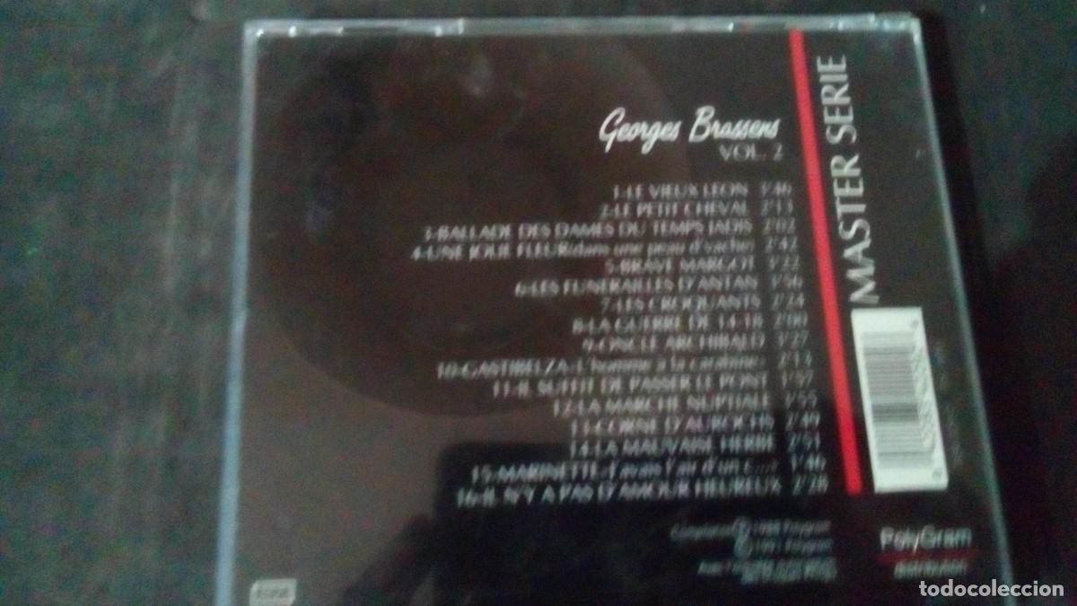 CDs de m&uacute;sica: CD. Georges Brassens &ndash; Master Serie Vol. 2 - Foto 2