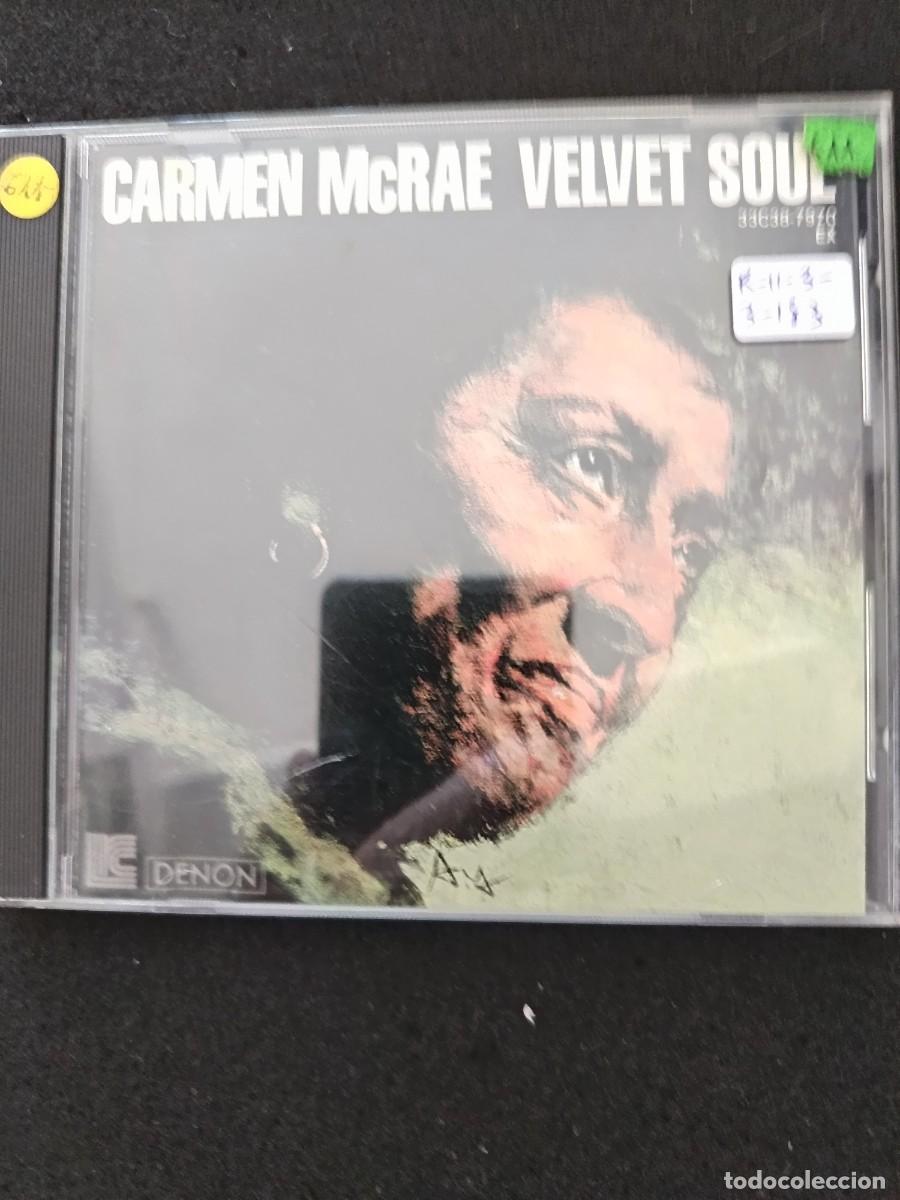 CDs de M&uacute;sica: CARMEN MCRAE. VELVET SOUL.