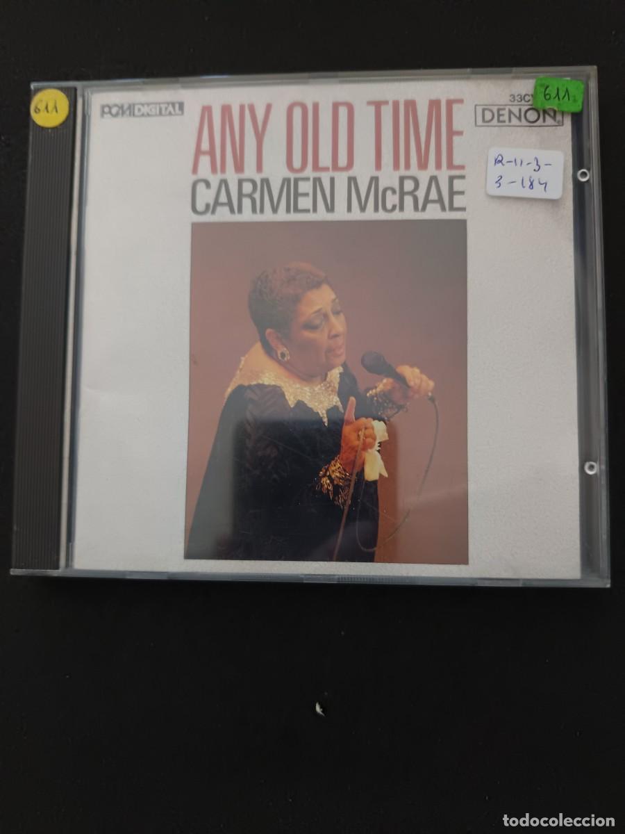 CDs de m&uacute;sica: CARMEN MCRAE. ANY OLD TIME - Foto 1