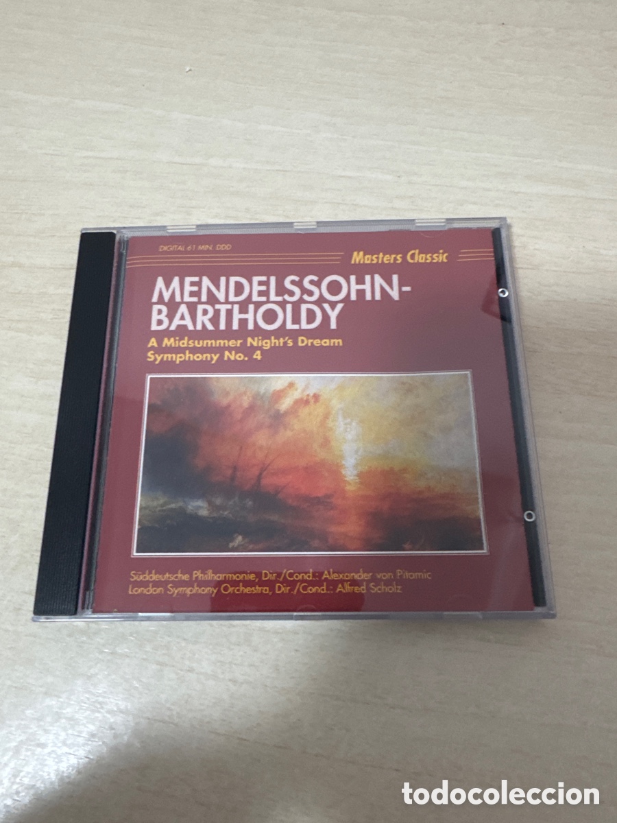 CDs de M&uacute;sica: CD MENDELSSOHN-BARTHOLDY A MIDSUMMER NIGHT&rsquo;S DREAM