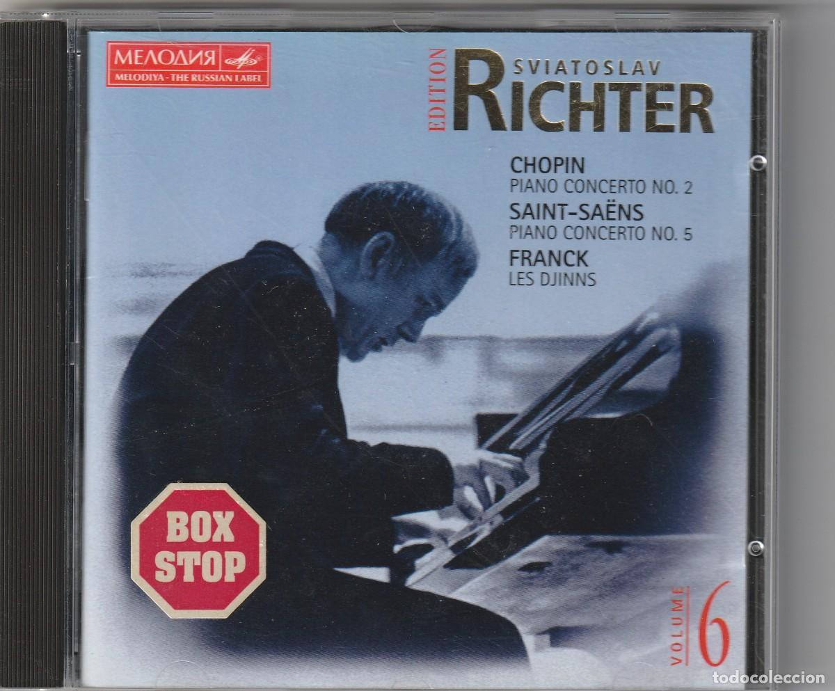 CDs de M&uacute;sica: SVIATOSLAV RICHTER (CD MELODIYA-BMG 1995) CHOPIN &middot; SAINT-SA&Euml;NS &middot; FRANCK