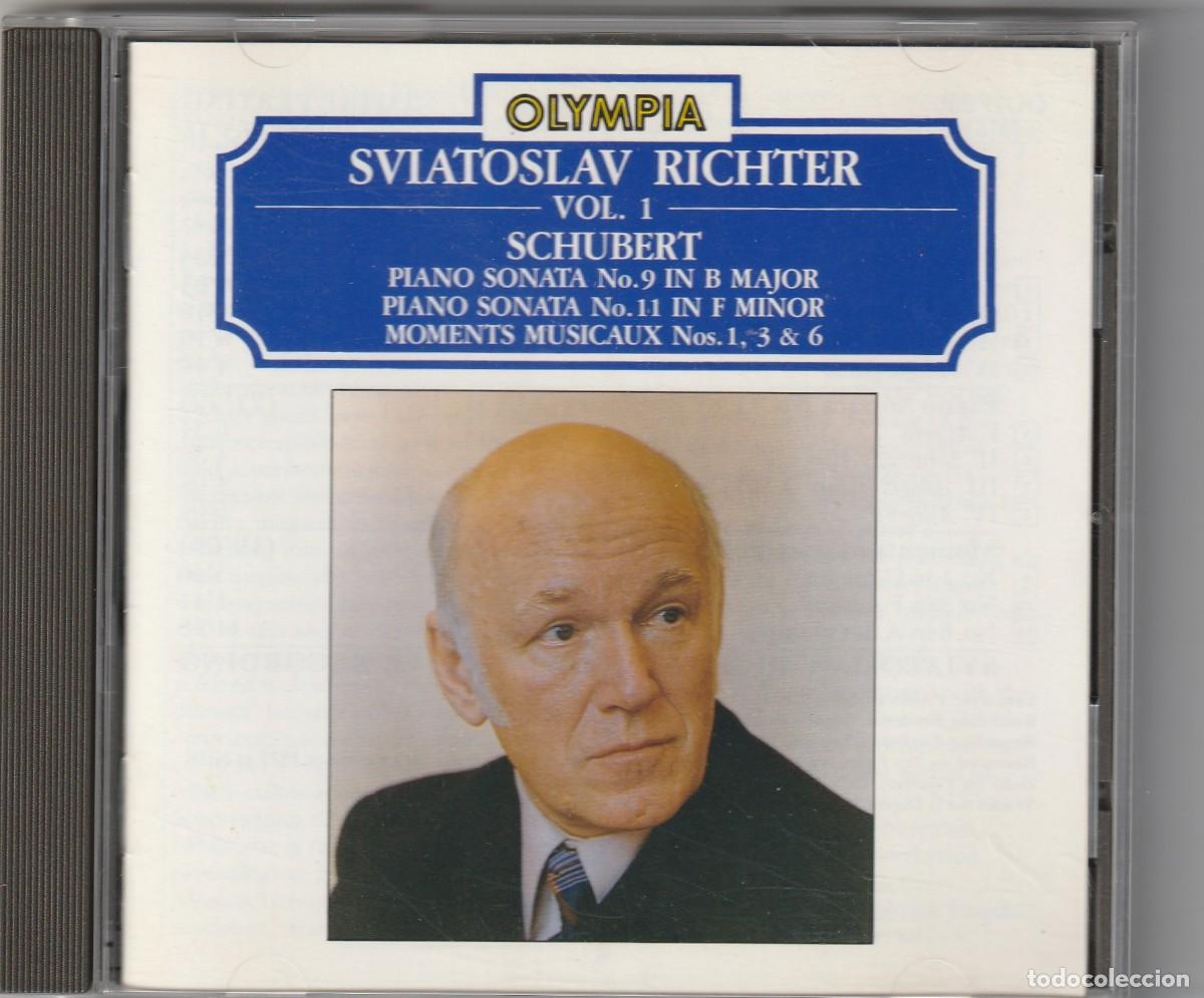 CDs de M&uacute;sica: SVIATOSLAV RICHTER (CD OLYMPIA 1992) SCHUBERT