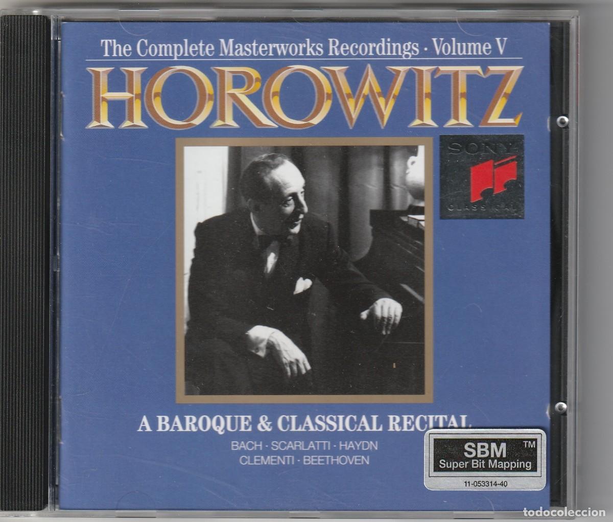 CDs de m&uacute;sica: HOROWITZ - A BAROQUE & CLASSICAL RECITAL (CD SONY 1993) - Foto 1