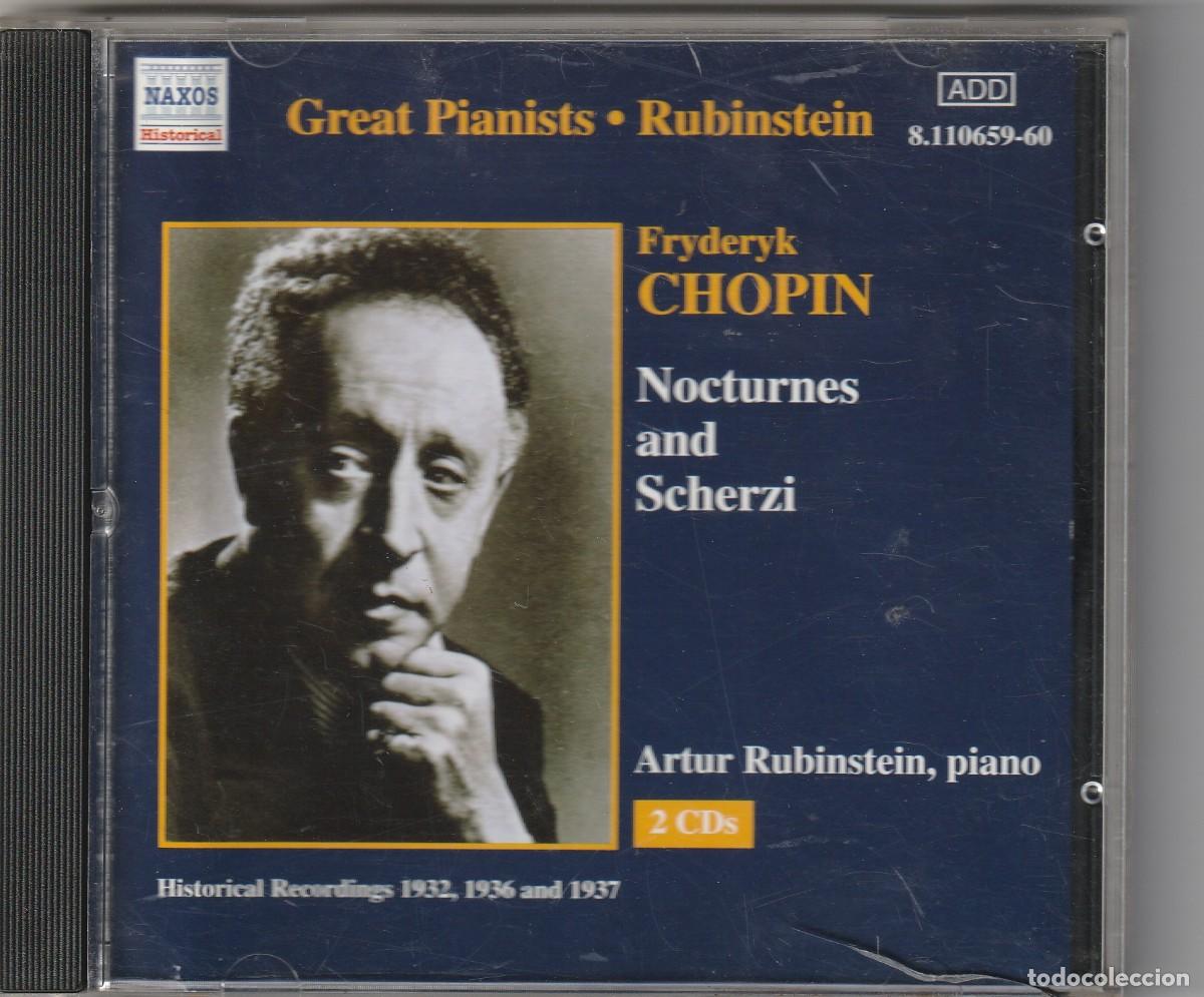 CDs de M&uacute;sica: CHOPIN - NOCTURNES AND SCHERZI (CD NAXOS 2001) ARTUR RUBINSTEIN