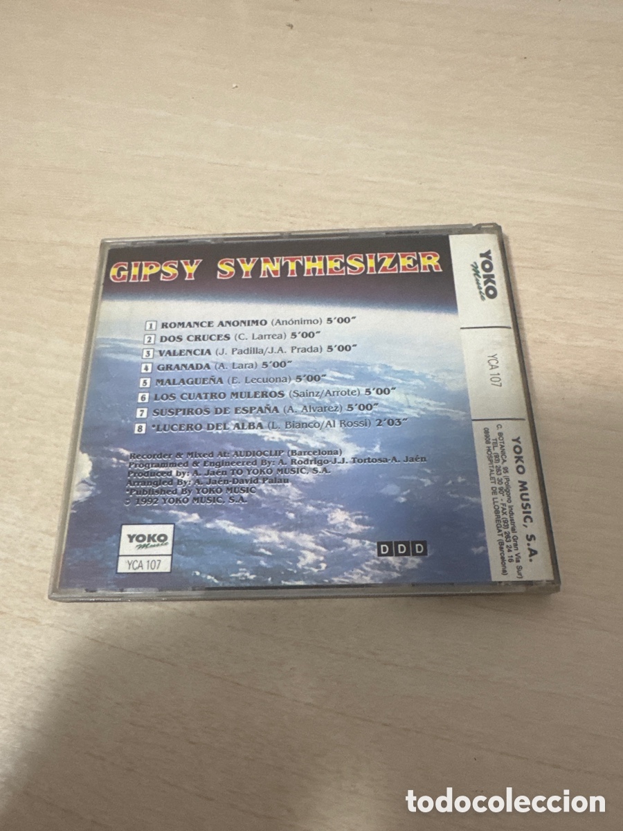 CDs de m&uacute;sica: CD GIPSY SYNTHESIZER 1992 - Foto 4