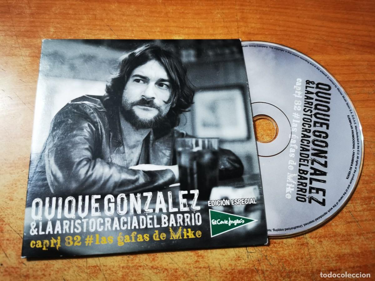 CDs de M&uacute;sica: QUIQUE GONZALEZ & LA ARISTOCRACIA DEL BARRIO Capri 82 / Las gafas de Miki CD SINGLE PROMO EL CORTE
