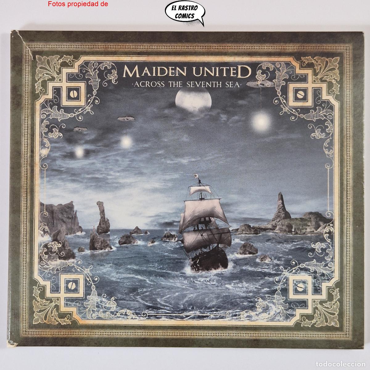 CDs de M&uacute;sica: Maiden United, Across The Seventh Sea, CD Digipack, 2012, versiones de Iron Maiden, excelente estado