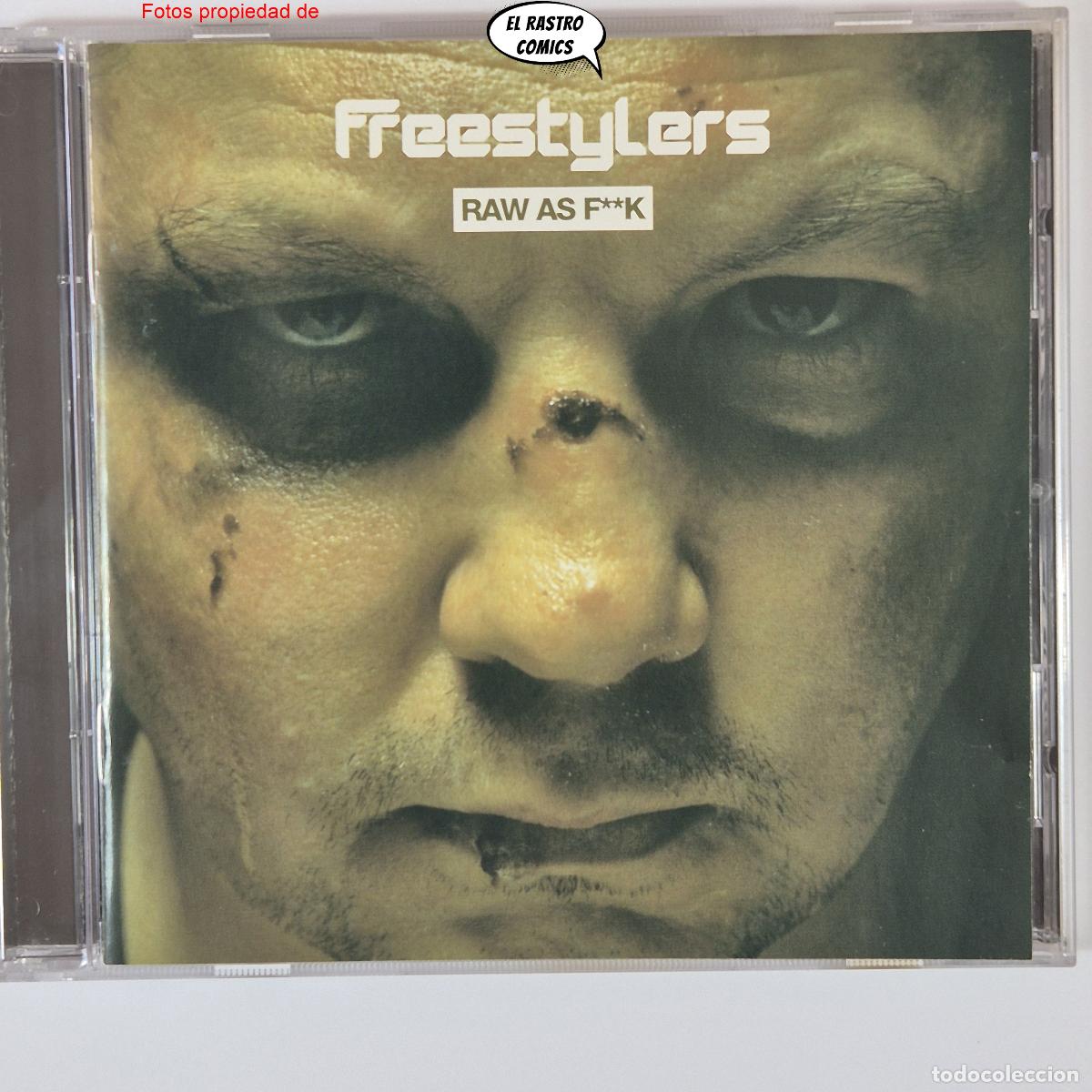 CDs de M&uacute;sica: Freestylers, Raw as F**k, fuck, CD Pias 2004, Electro, Big Beat, excelente estado