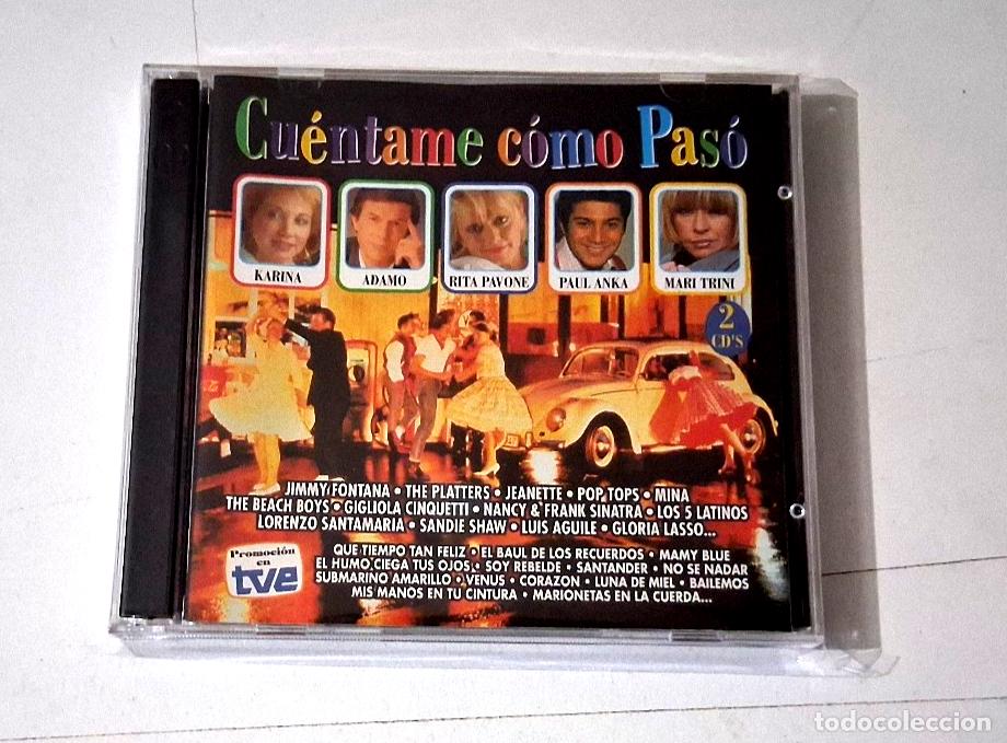 CDs de M&uacute;sica: CD &rdquo;CUENTAME COMO PASO&rdquo; 2CD 37 TRACKS CD KARINA ADAMO RITA PAVONE PAUL ANKA