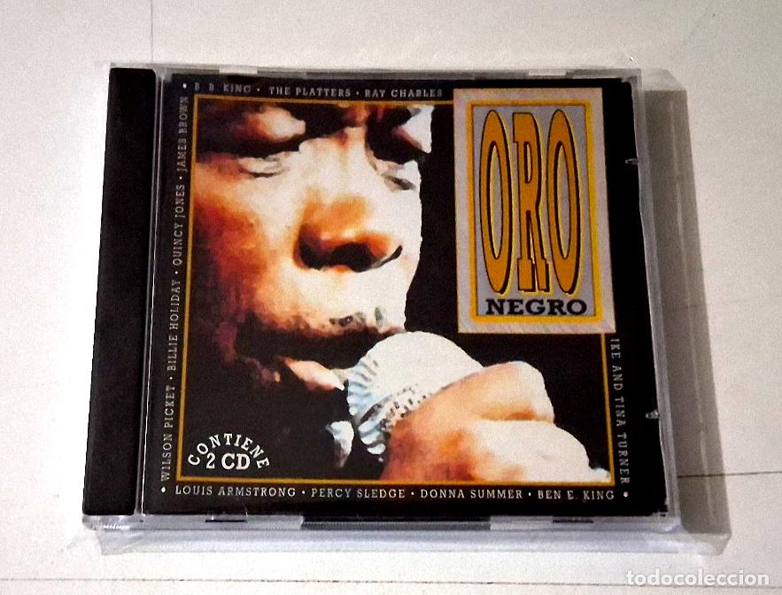 CDs de M&uacute;sica: CD &rdquo;ORO NEGRO&rdquo; 2CD 30 TRACKS BB KING RAY CHARLES DONNA SUMMER LOUIS ARMSTRONG