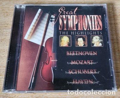 CDs de M&uacute;sica: Great Symphonies - The Highlights- 0018111911320