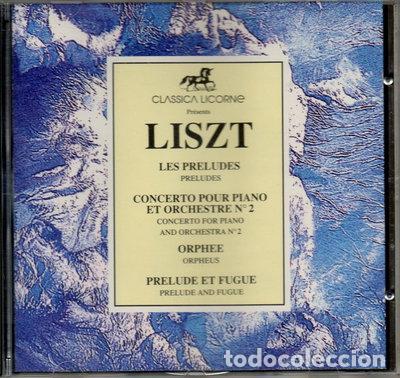 CDs de M&uacute;sica: Les Pr&eacute;ludes - Concerto Pour Piano Et Orchestre N&deg;2 - Orph&eacute;e - Pr&eacute;lude Et Fugue- 3254567354268