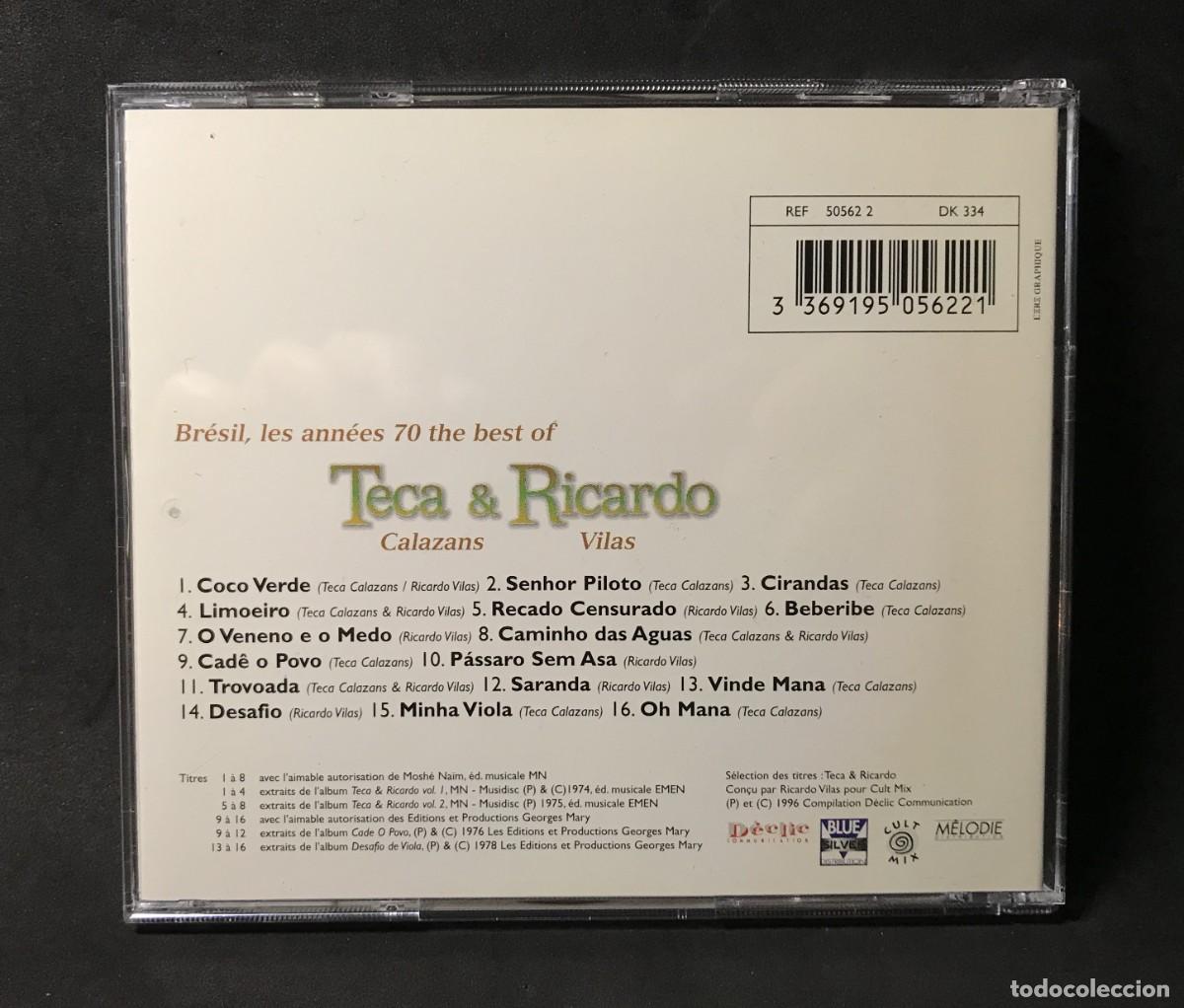 CDs de m&uacute;sica: Teca & Ricardo &ndash; Best Of - CD - D&eacute;clic Communication - Foto 2