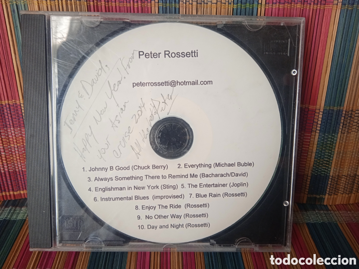 CDs de M&uacute;sica: PETER ROSSETTI * CDr PROMO AUTOEDITADO
