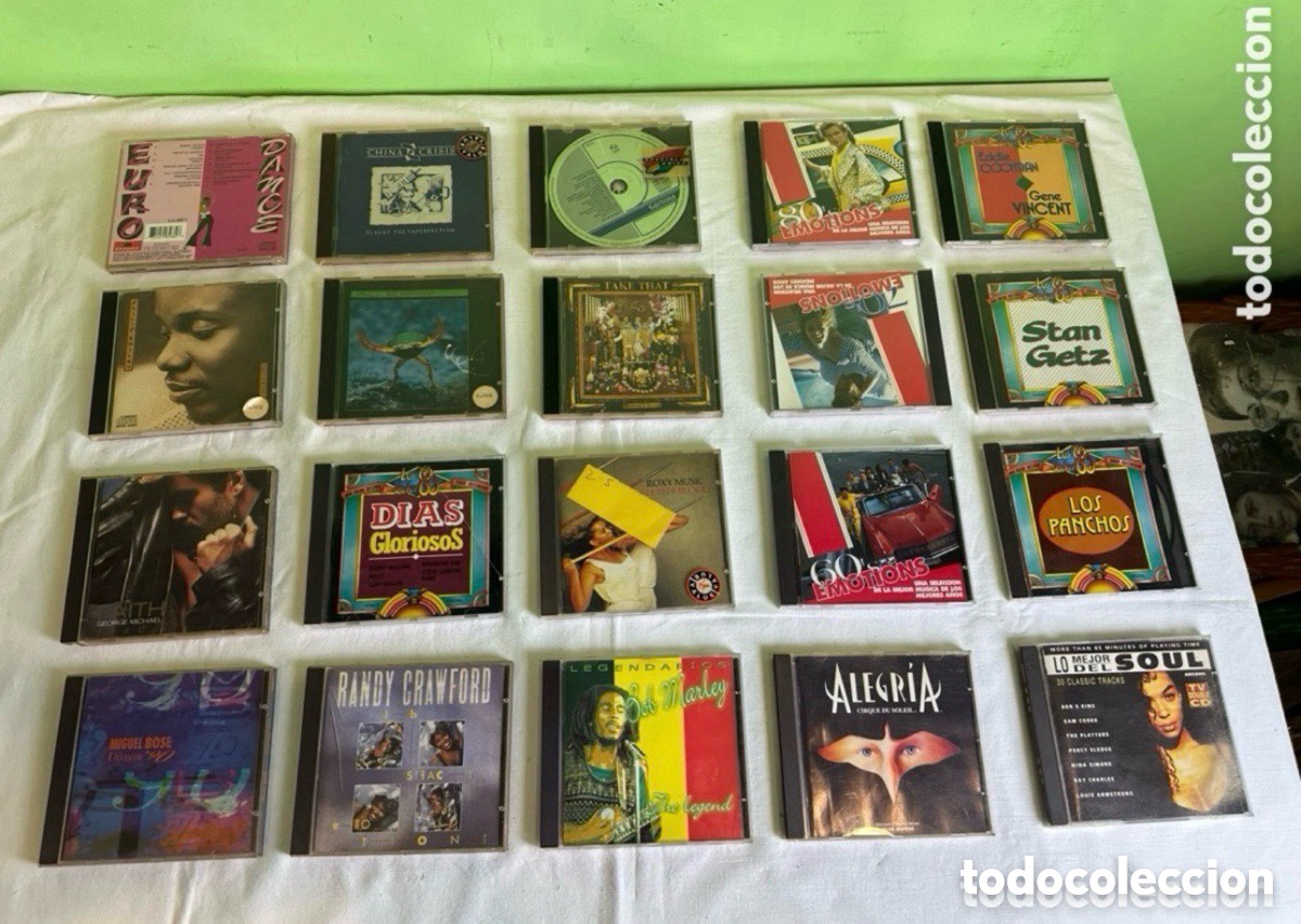 CD di Musica: Gran lote de 20 CDs originales - Pop, Rock, Jazz y Soul - Colecci&oacute;n variada internacional Lote (A)
