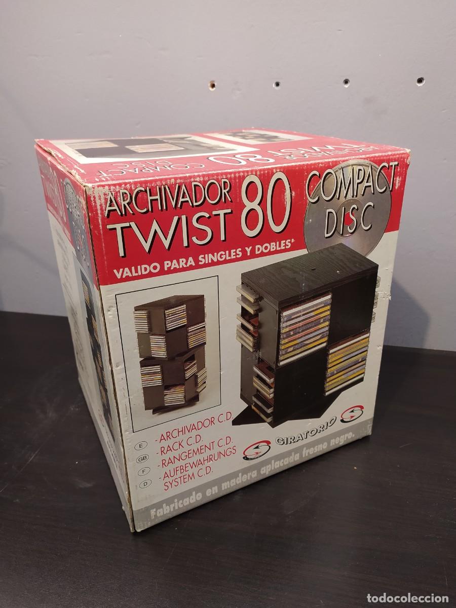 CDs de M&uacute;sica: MUEBLE ARCHIVADOR 80 CD NUEVO EN CAJA-CD MUSICA,JUEGOS,VIDEOS,ORGANIZADOR ARCHIVADOR CD`S-