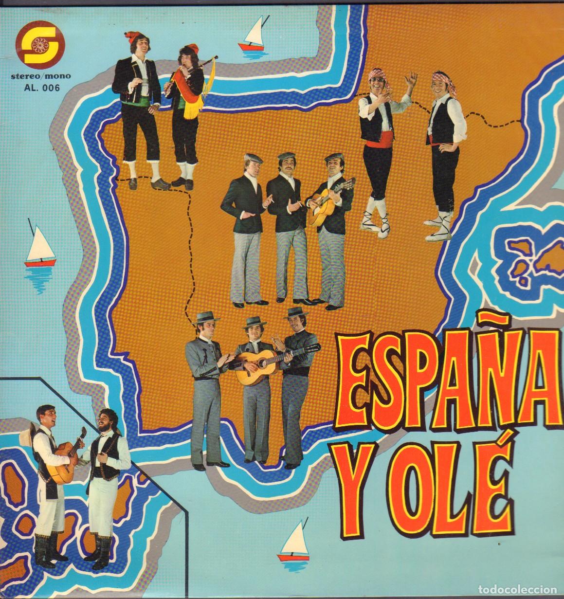 CDs de M&uacute;sica: CARNAVAL DE CADIZ 1976 - COMPARSA GADITANA &rdquo;ESPA&Ntilde;A Y OL&Eacute;&rdquo; / LP EDICIONES SONORAS 1976 RF-26100