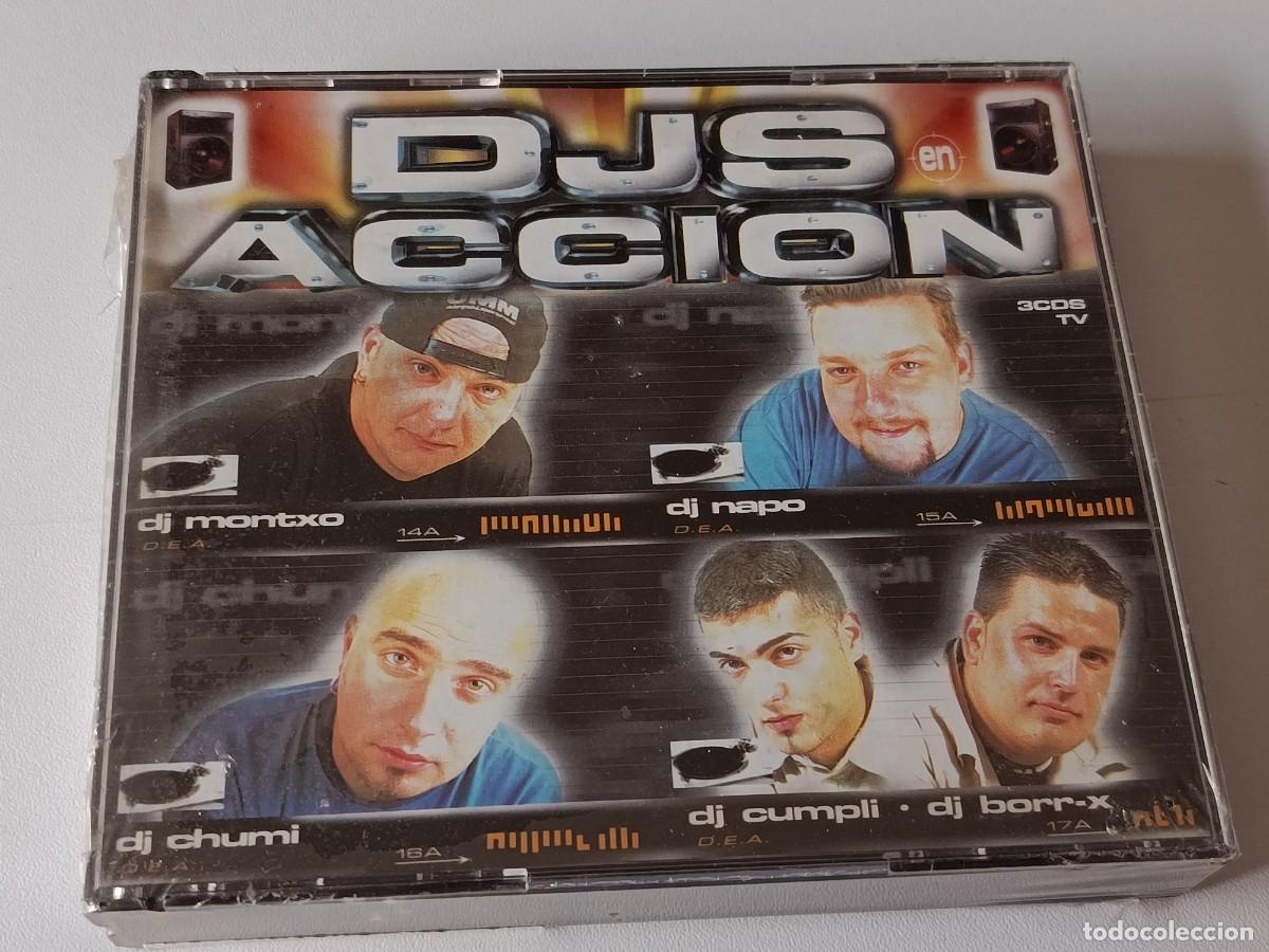 CDs de m&uacute;sica: 3 CD DJS ACCION NUEVO PRECINTADO - Foto 1