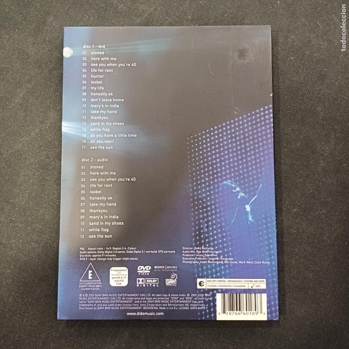 CDs de m&uacute;sica: DIDO/LIVE AT BRIXTON ACADEMY/CD+DVD. - Foto 3