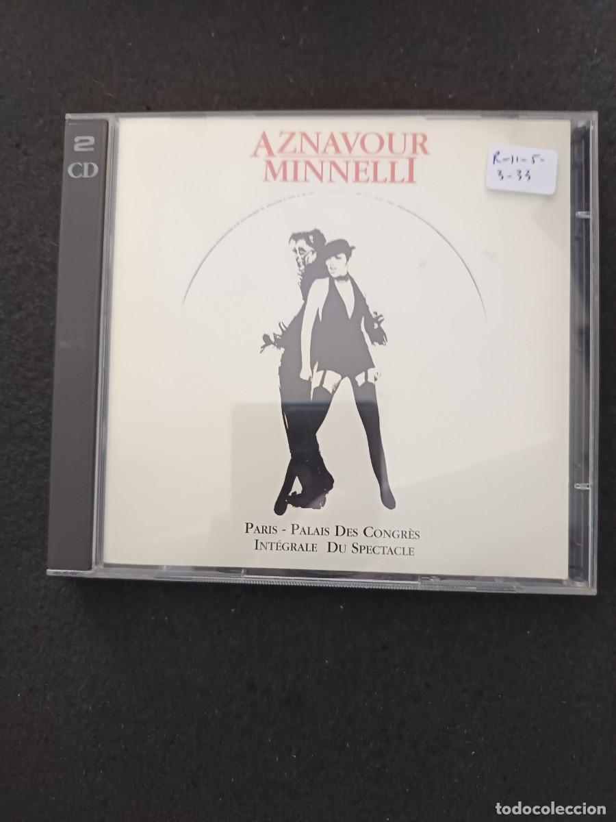 CDs de M&uacute;sica: 2 CD. AZNAVOUR MINELLI. PARIS - PALAIS DES CONGR&Egrave;S. INT&Eacute;GRALE DU SPECTACLE