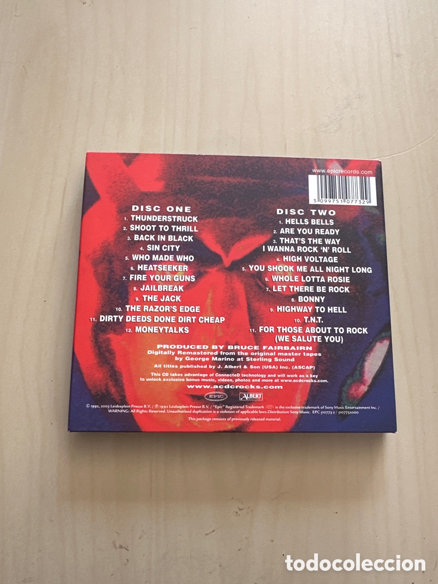 CDs de m&uacute;sica: SCD73 ac/dc live CD m&uacute;sica - Foto 2
