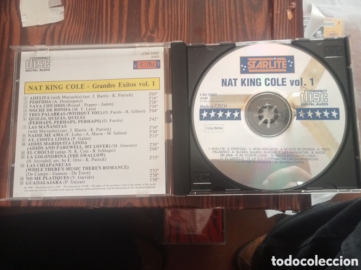 CDs de m&uacute;sica: NAT KING COLE EN ESPA&Ntilde;OL VOL. 1 - Foto 3