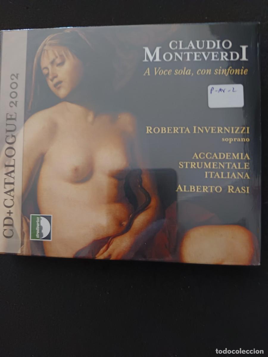 CDs de M&uacute;sica: CLAUDIO MONTEVERDI. A VOCE SOLA, CON SINFONIE. SOPRANO: ROBERTA INVERNIZZI.