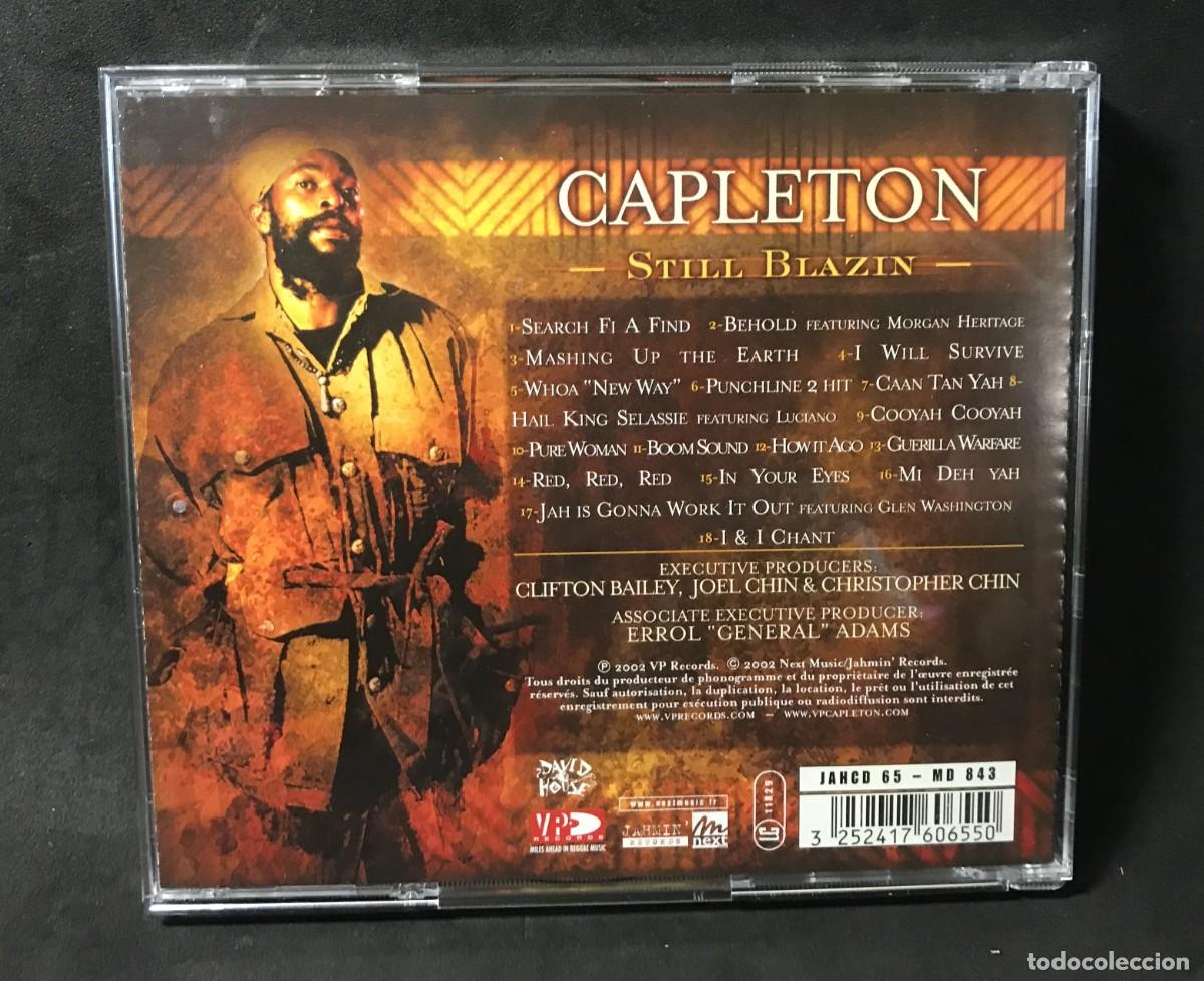 CDs de m&uacute;sica: Capleton &ndash; Still Blazin - CD - Jahmin Records - Foto 2