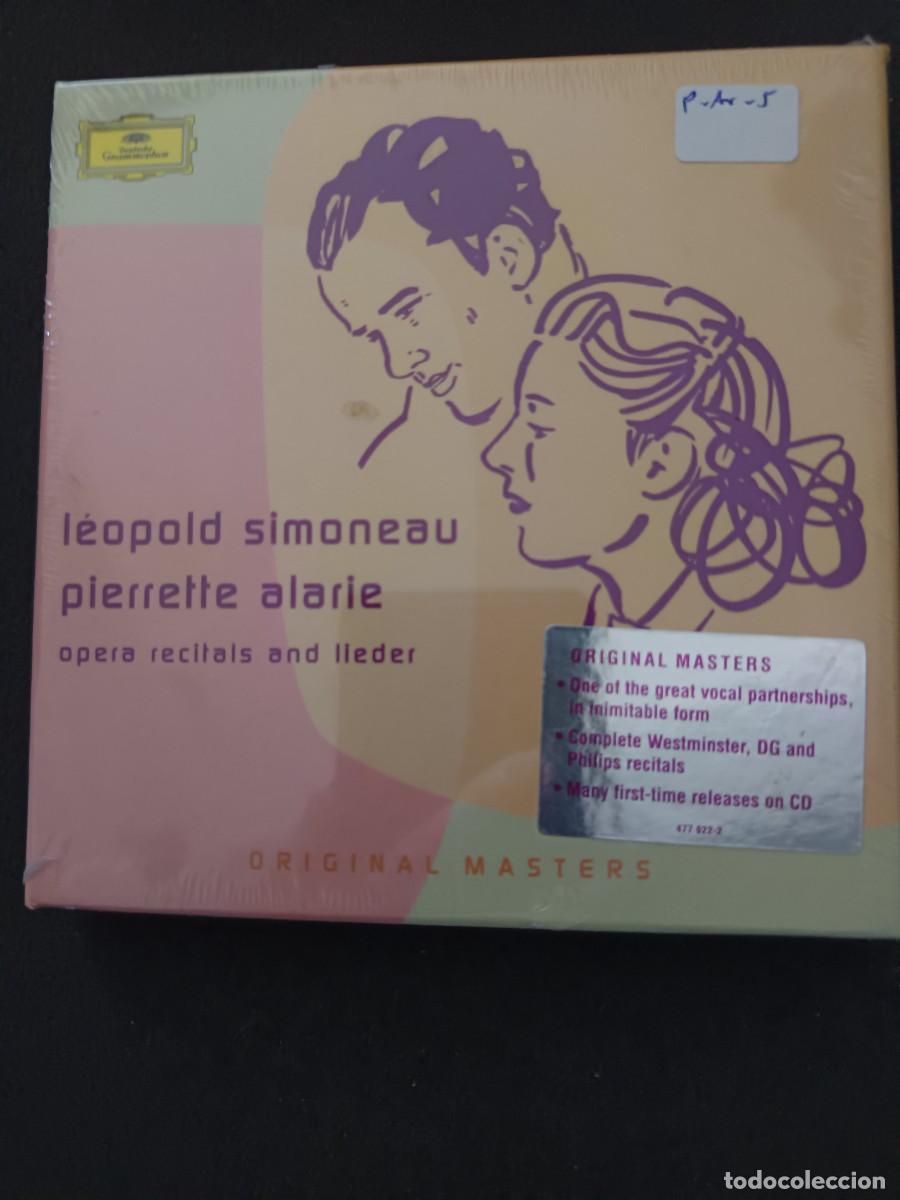 CDs de M&uacute;sica: CAJA 7 CD. L&Eacute;OPOLD SIMONEAU (TENOR), PIERRETTE ALARIE (SOPRANO). OPERA RECITALS AND LIEDER