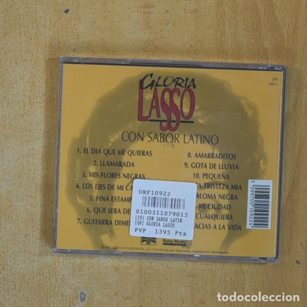 CDs de m&uacute;sica: GLORIA LASSO - CON SABOR LATINO - CD - Foto 2