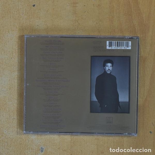 CDs de m&uacute;sica: LIONEL RICHIE - BACK TO FRONT - CD - Foto 2