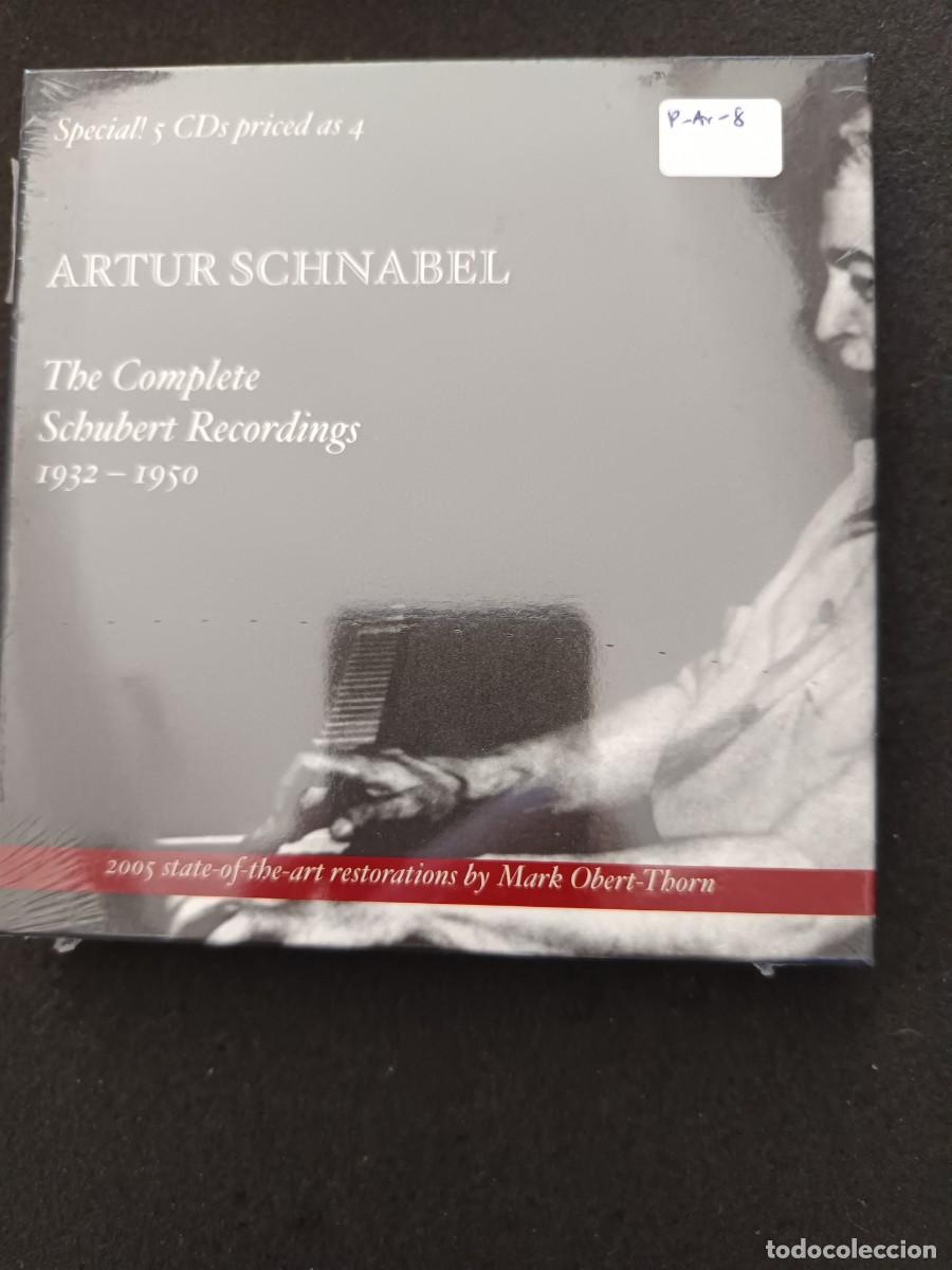 CDs de M&uacute;sica: CAJA 5 CD. ARTUR SCHNABEL. THE COMPLETE SCHUBERT RECORDINGS. 1932-1950