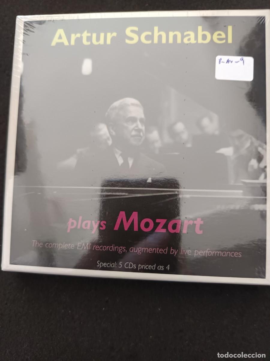 CDs de M&uacute;sica: CAJA 5 CD. ARTUR SCHNABEL PLAYS MOZART. THE COMPLETE EMI RECORDINGS AUGMENTED BY LIVE PERFORMANCES