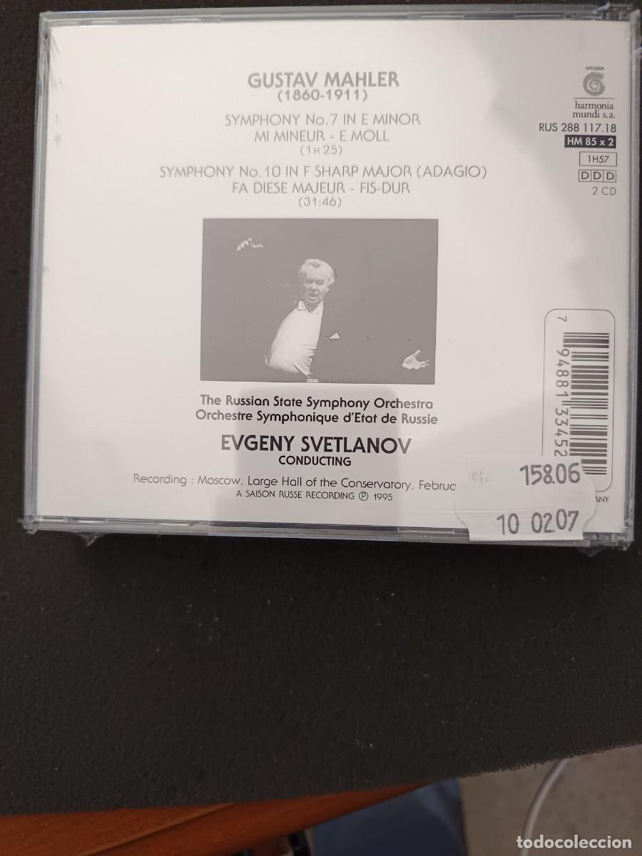 CDs de M&uacute;sica: CAJA 2 CD. MAHLER, SINFON&Iacute;AS 7 Y 10. DIRECTOR: EVGENY SVETLANOV