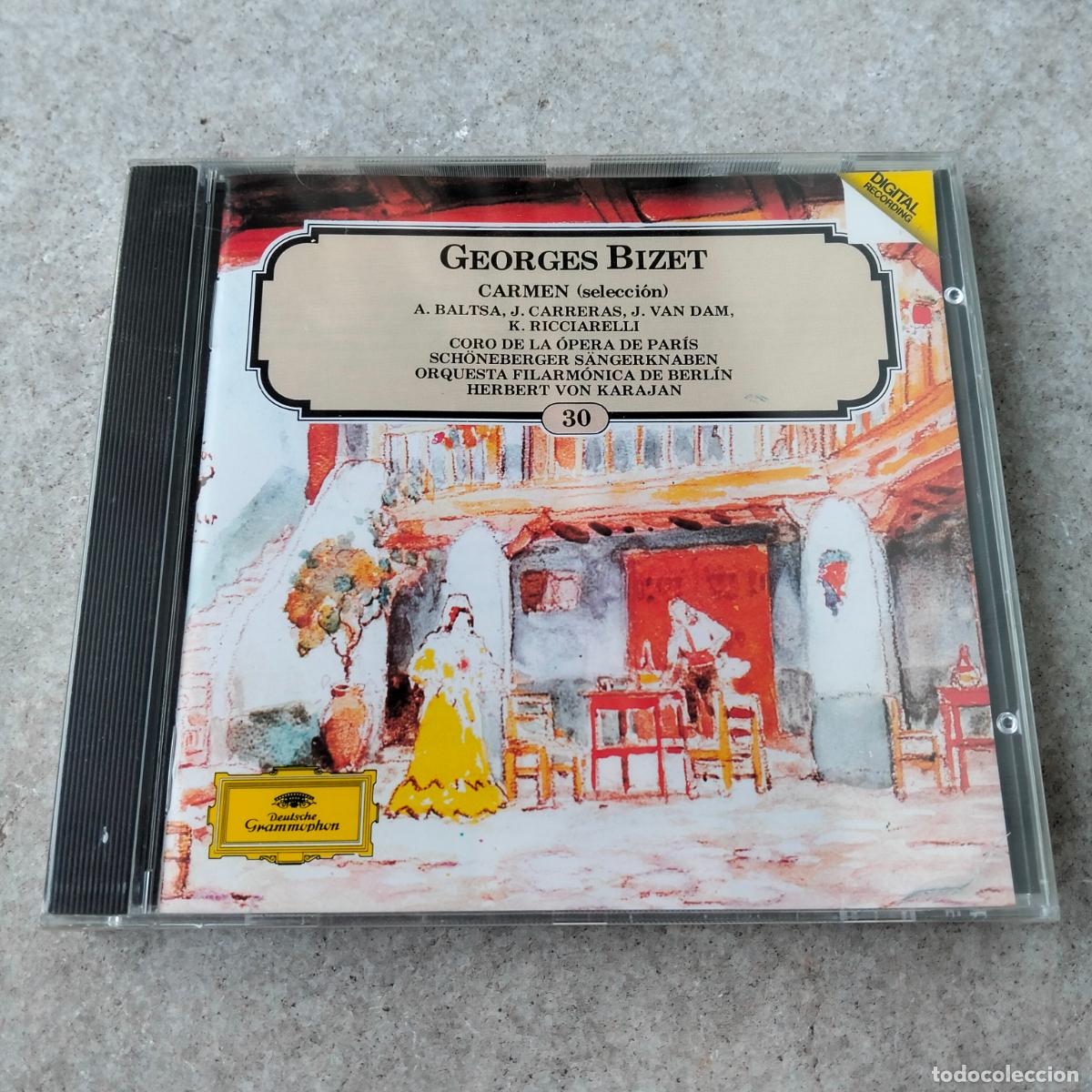 CD di Musica: Georges Bizet carmen selecci&oacute;n Baltsa Carreras &oacute;pera Paris 30 disco cd m&uacute;sica cl&aacute;sica con precinto