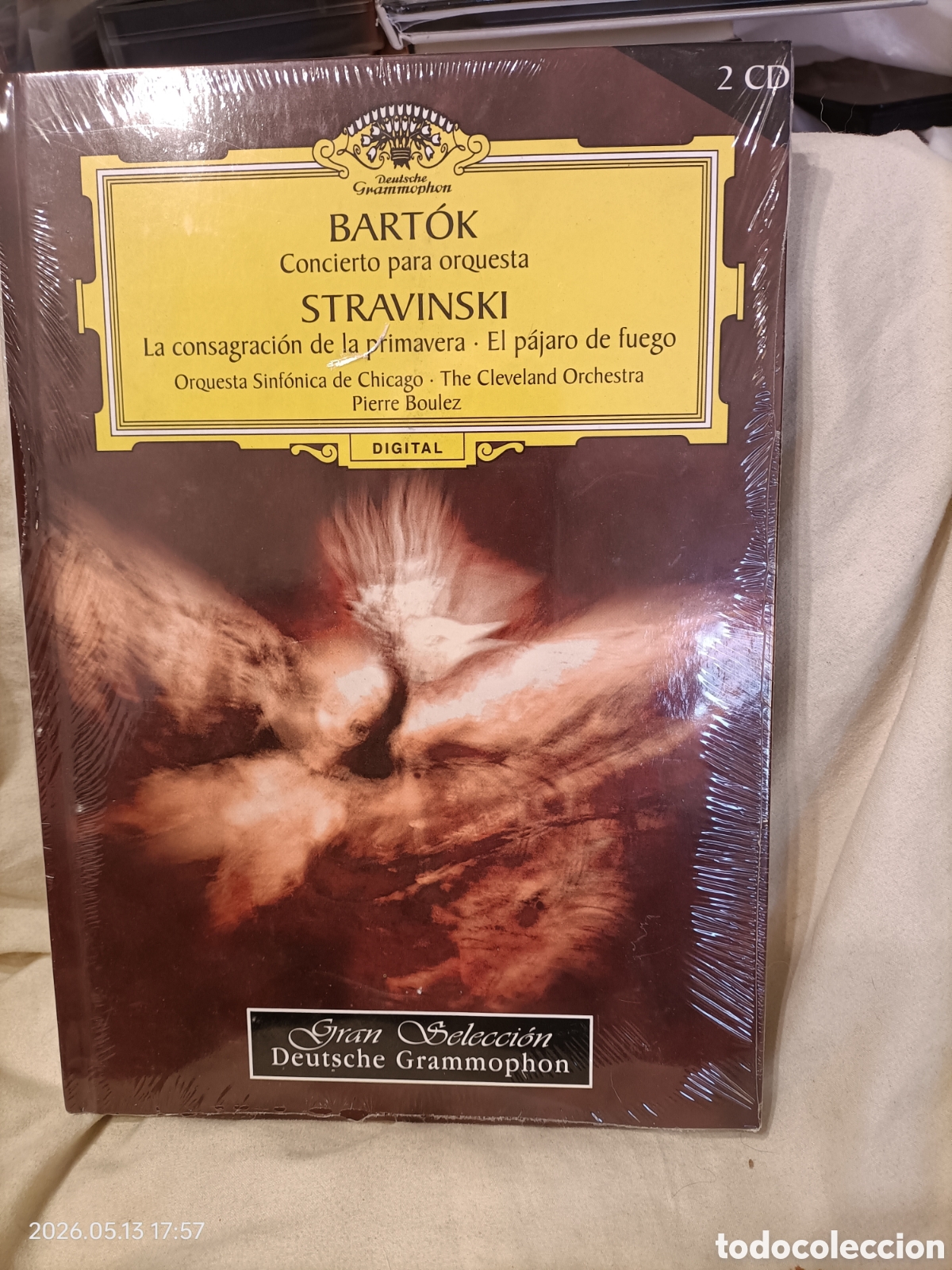 Musik-CDs: GRAMMOPHON N&ordm;39: B&eacute;la Bart&oacute;k - I. Stravinski 1 Libro + 2CD&acute;s PRECINTADO