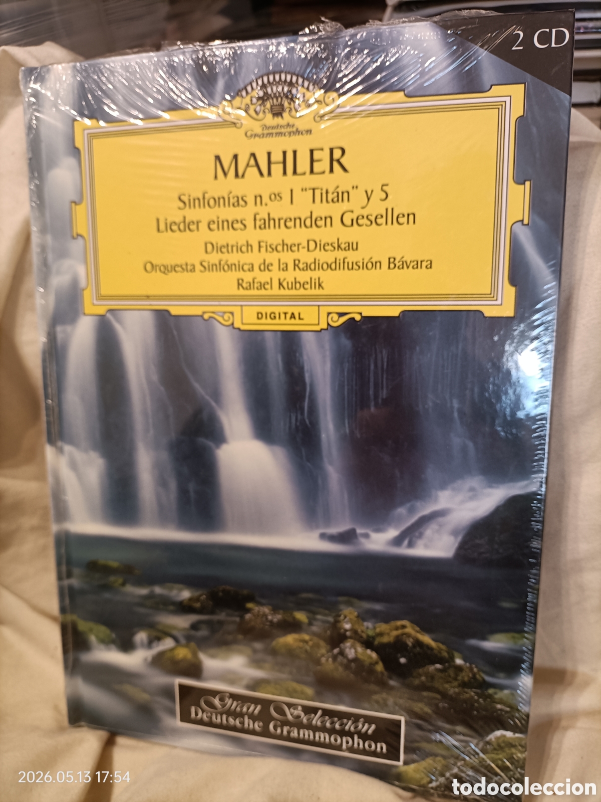 CD de M&uacute;sica: &rdquo;Gran Selecci&oacute;n Deutsche Grammophon&rdquo; - Vol. 34 Mahler - 2 x CD, Compilation, Digibook - PRECINTADO