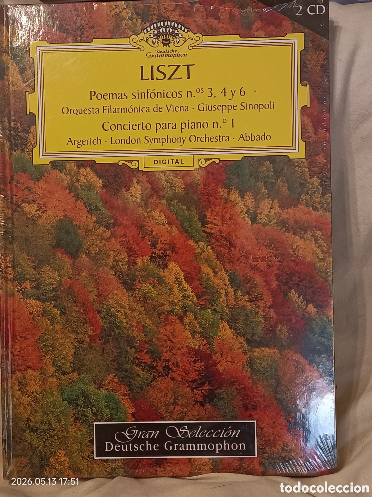 CD di Musica: &rdquo;Gran Selecci&oacute;n Deutsche Grammophon&rdquo; - Vol. 21 Liszt - 2 x CD, Compilation, - PRECINTADO