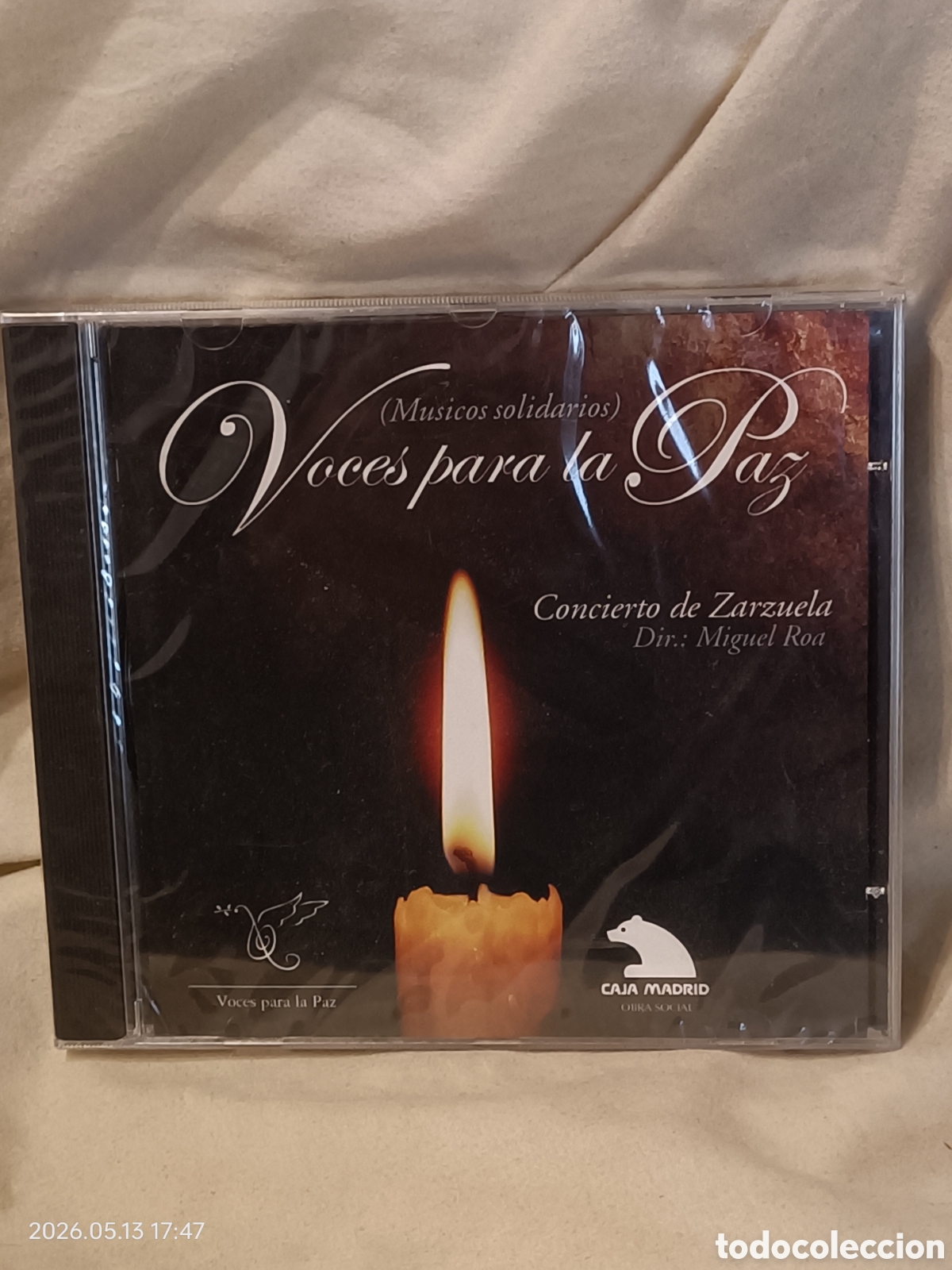CD di Musica: CD -voces para la paz-concierto de zarzuela dir-miguel roa -PRECINTADO