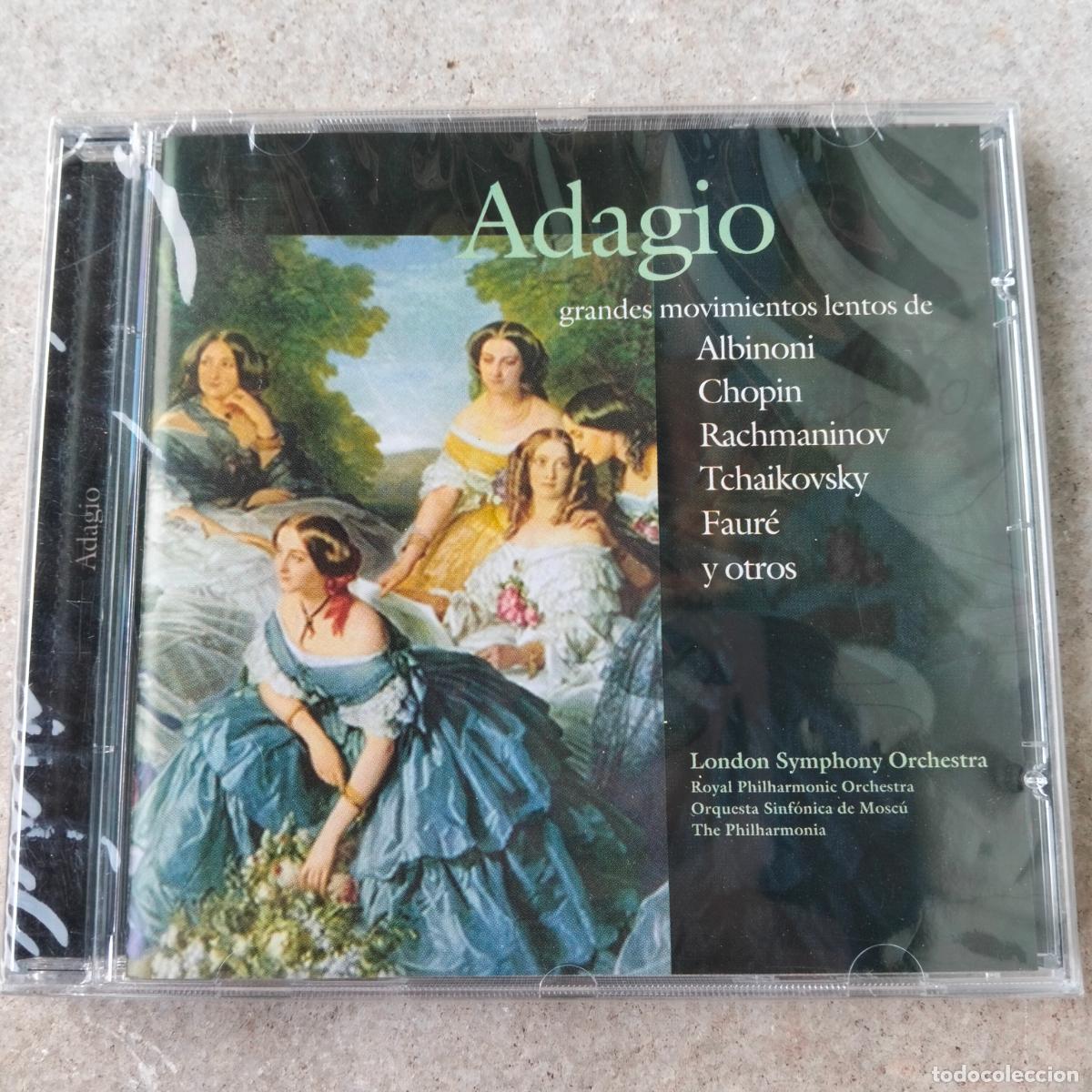 CD di Musica: Adagio grandes movimientos lentos de Albinoni London Orchestra disco cd m&uacute;sica cl&aacute;sica precinto