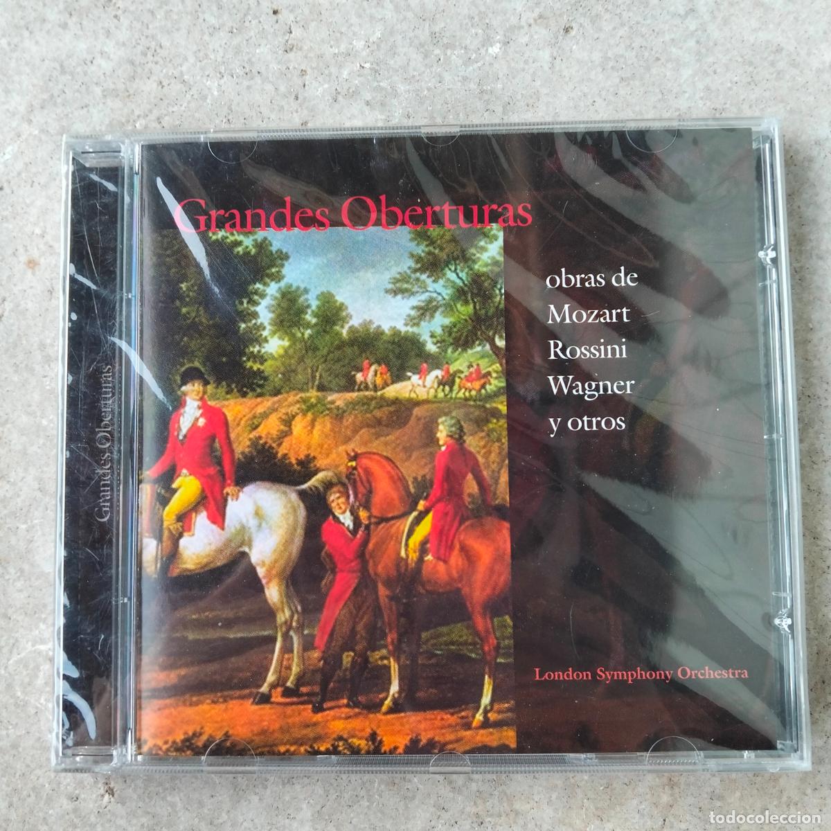 Music CDs: Grandes oberturas obras de Mozart Rossini Wagner London Orquestra disco cd m&uacute;sica cl&aacute;sica precinto
