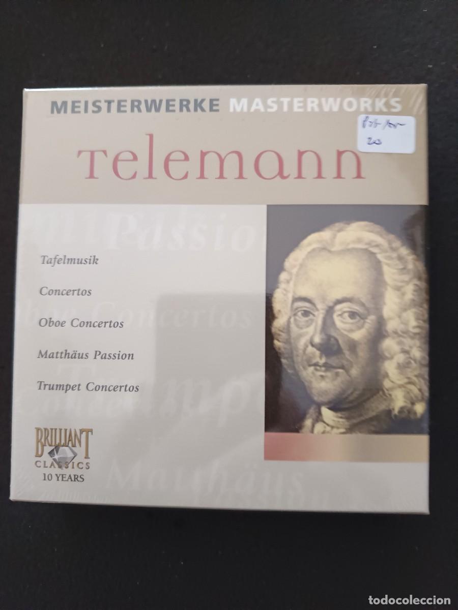 CDs de M&uacute;sica: CAJA 10 CD. TELEMANN. MEISTERWERKE / MASTERWORKS: TAFELMUSIK, CONCERTOS, OBOE CONCERTOS, MATTH&Auml;US PA