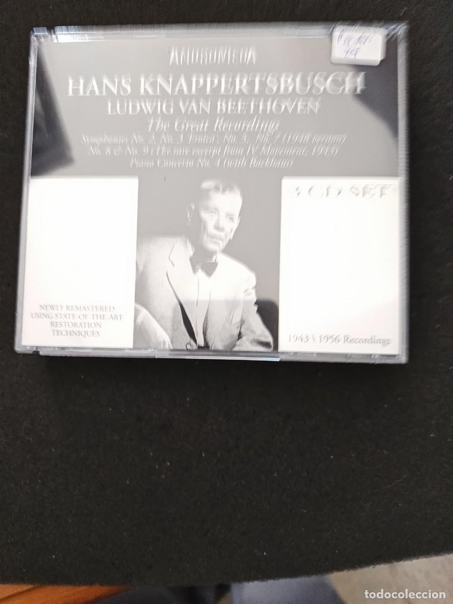CDs de M&uacute;sica: 3 CD SET. HANS KNAPPERTSBUSCH. BEETHOVEN. THE GREAT RECORDINGS. 1943 / 1956 RECORDINGS