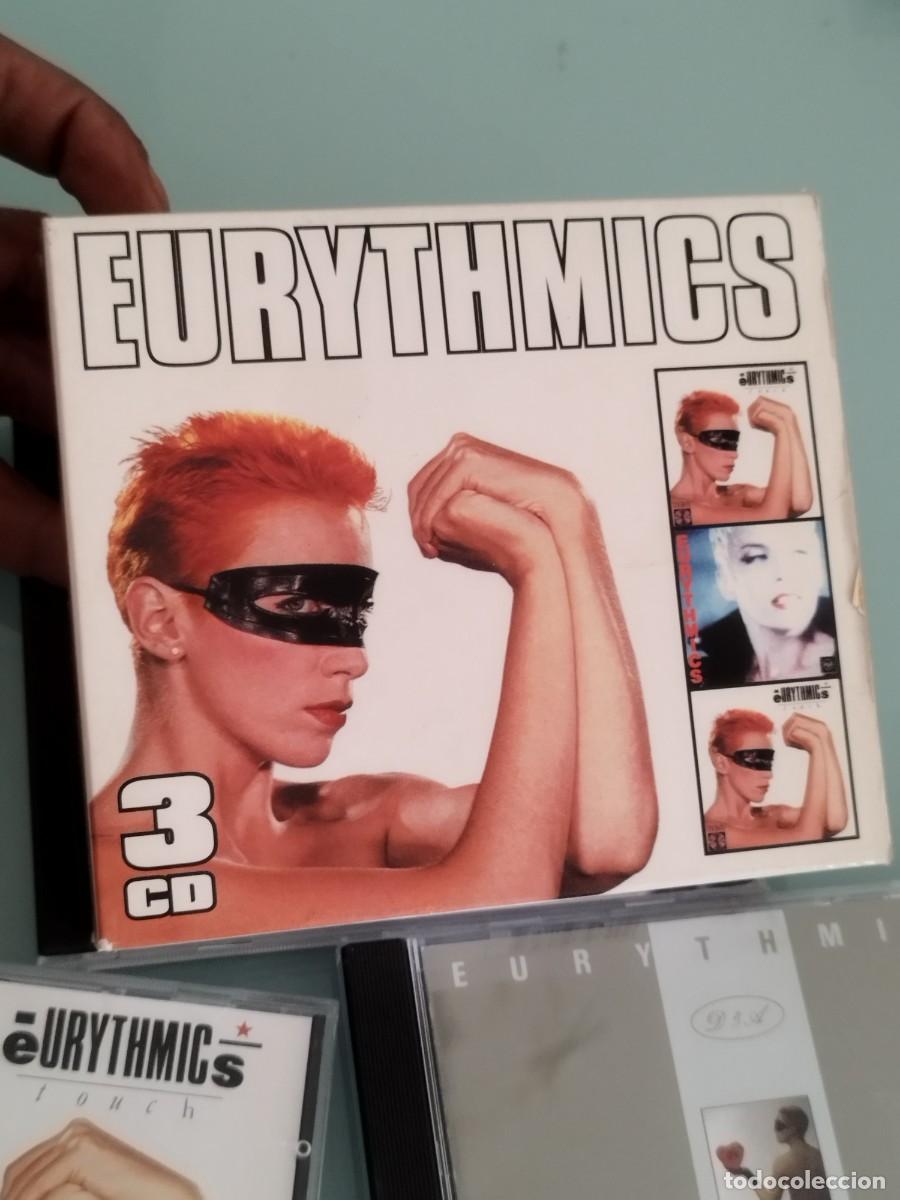 CDs de M&uacute;sica: Eurythmics &ndash; Sweet Dreams / Be Yourself Tonight / Touch. Triple cd.