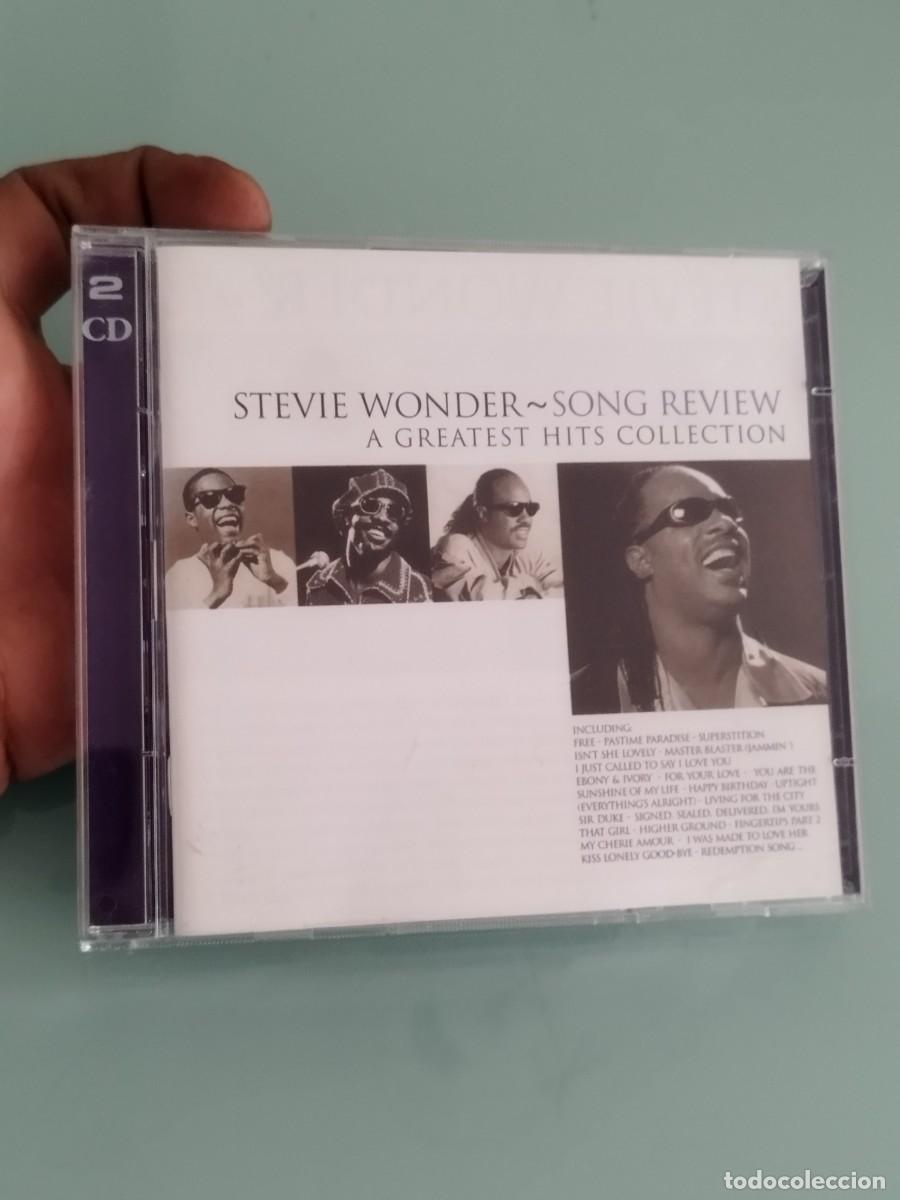 CDs de M&uacute;sica: Stevie Wonder &ndash; Song Review (A Greatest Hits Collection. Doble Cd en Muy buen estado.